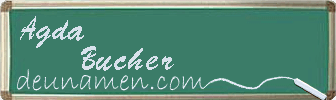 Agda Bucher Visitenkarte